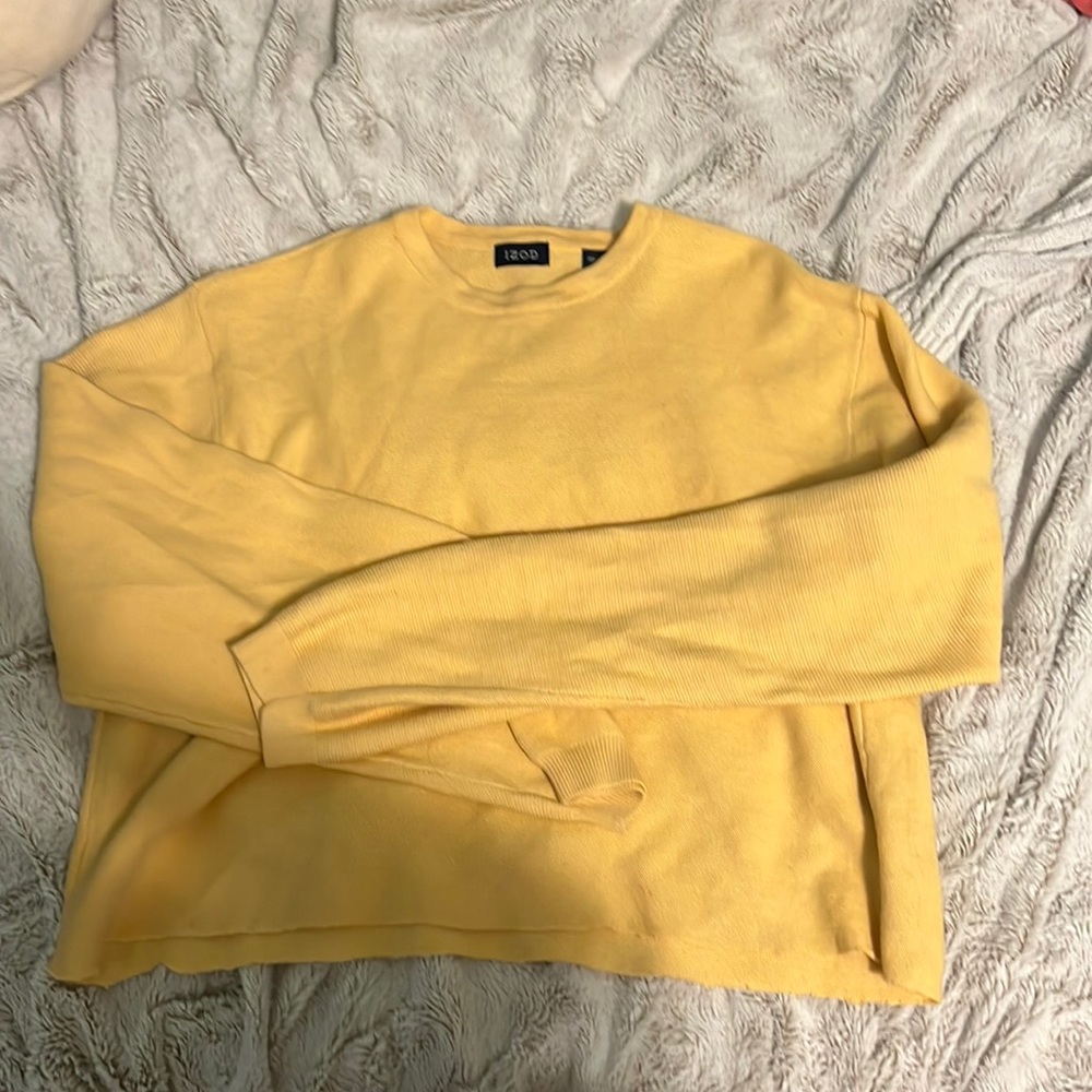 Cropped Izod sweater